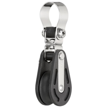Relingstützenblock Gleitlager 10 mm - 1 Rolle, U- Wirbel