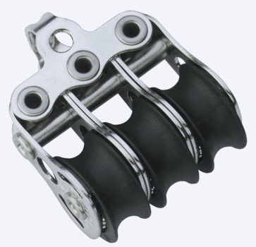 Dreifachblock mit Bügel Ø: 6mm