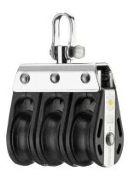 Dreifachblock mit Arretierset (demontierbar) - 8mm (Gleitlager)