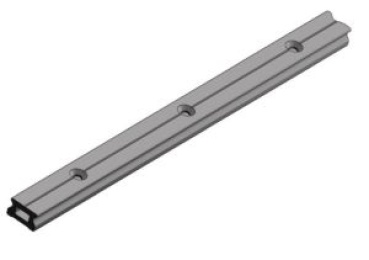 Travellerschiene flach, 100cm