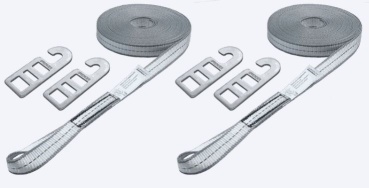 Sprenger Sicherheitsleine 12m mit 2 Edelstahlhaken - SE