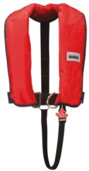 Marinepool Rettungsweste 150N Junior mit Lifebelt rot