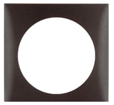 Philippi ADR1 schwarz Abdeckrahmen 1-fach
