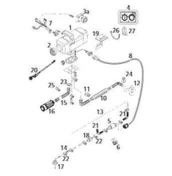 Webasto LU Air Top Evo 40 24V mit Air Top EvoM Bedienelemen