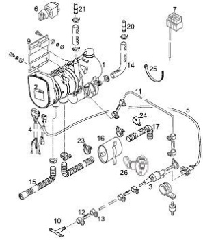 BlueHeat Wasserheizgerät "Thermo 90 ST" 12V