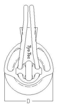 Loopblock Serie 1, 37mm Gleitlager, langer Loop