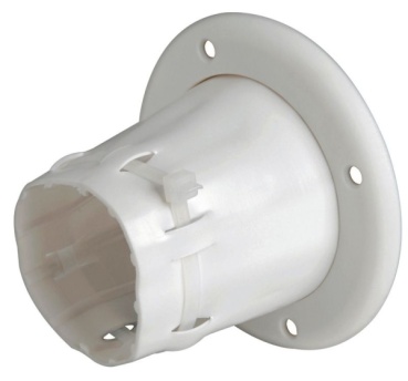 Kabeldurchlaß aus PVC, weiß