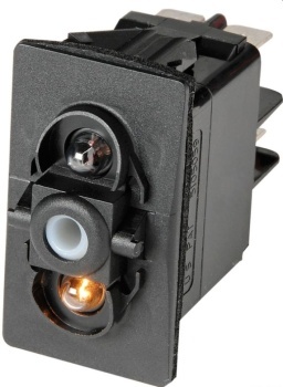 Schalter ON-OFF LED rot 24 V