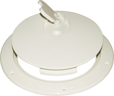 Inspektionsbodenluke RAL 9010 265 x 215 mm