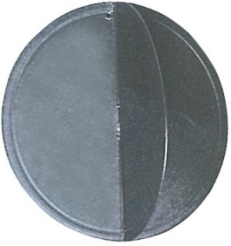 Signalball aus schwarzem Polycarbonat