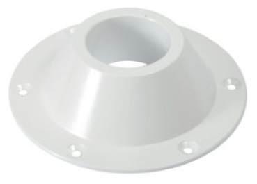 Aluminium weiß Ersatzsockel f. Tischbeine Ø 165