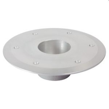 Ersatzockel aus Aluminium, eloxiert poliert Ø 80mm