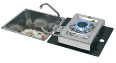 Einzuklappendes Kochen 1-Flamme rechteckig