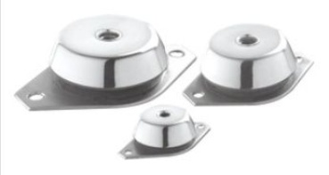 Antivibrationshalterung aus Stahl, verzinkt 150 kg