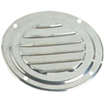 Lüftungsgitter,rund VA-Stahl Ø102mm +Fliegengitter