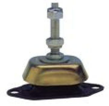 Elastische Motorlager Medium, 55° Shore, Stift M16, Ab