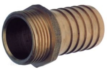 Messing Schlauchtülle, 38 x 10mm