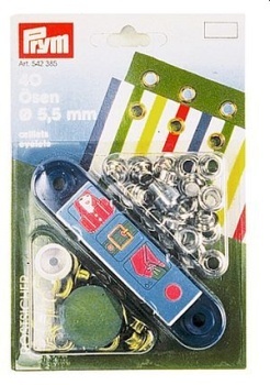 Rundkauschen Ø 5mm, Messing vernickelt