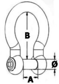 Kettenschäkel Ø6mm