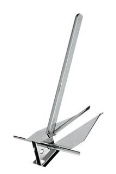Danforth Anker, rost. Edelstahl 22 kg