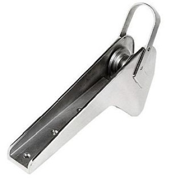 Bugrolle für Trefoil/Bruce, VA-Stahl bis 15 kg