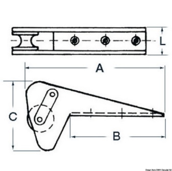Bugrolle spezielle für Trefoil/Bruce bis 10 kg