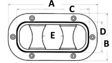 Klüse m. Rollen 248 x 148 mm