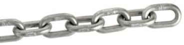 Kalibrierte Kette feuerverzinkt 6 mm