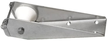 Bugrolle Standard AISI, 316 170 x 57 mm