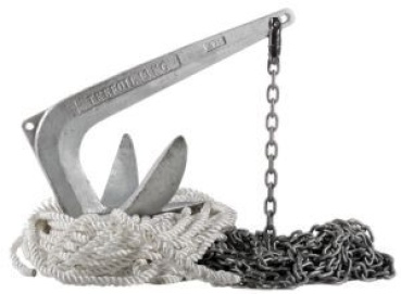 Ankerset Trefoil  7,5 kg