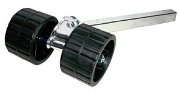 Schwenkrolle, 2 Rollen gerade 30 mm