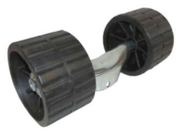 Bügel f. feste Seitenroller, schwarz 120x75mm