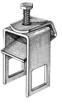 Befestigungsklammer für Rolle 40 x 60 mm