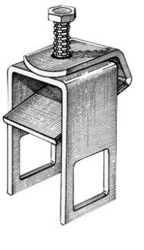 Befestigungsklammer für Rolle 30 x 60 mm