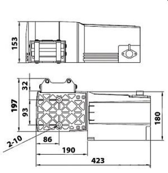 Elektrische Winde Zugkraft 1134 Kg