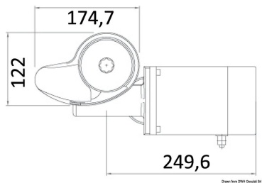 ITALWINCH Ankerwinde Smart 12V 500W, Kettennuss 6 mm, Niedrieg, ohne Spillkopf - Zusatzbild 2