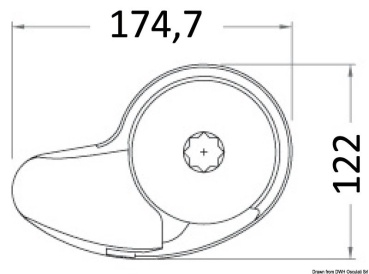 Italwinch Smart V Ankerwinde 800W 12V - 8mm ISO tief - Zusatzbild 3
