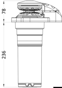 CS-V WINDE VERTIKALMOTOR 800W 12V CAT.8 OHNE