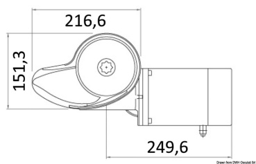Italwinch Smart Plus Ankerwinde 1000W 12V - 8 mm tief - Zusatzbild 2