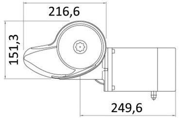 Italwinch Smart Plus Ankerwinde 1500W 12V - 10 mm tief - Zusatzbild 2