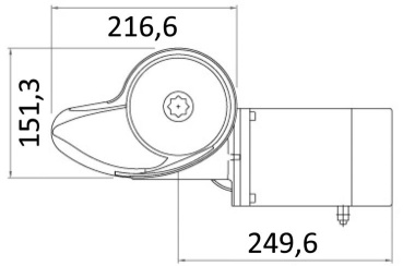 Italwinch Smart Plus Ankerwinde 1500W 12V - 10 mm hoch, - Zusatzbild 2