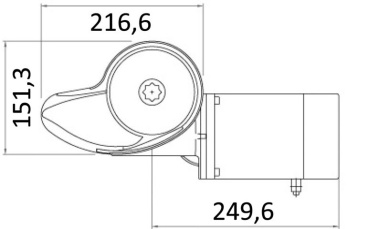 Italwinch Smart Plus Ankerwinde 1500W 24V - 10 mm hoch, - Zusatzbild 2