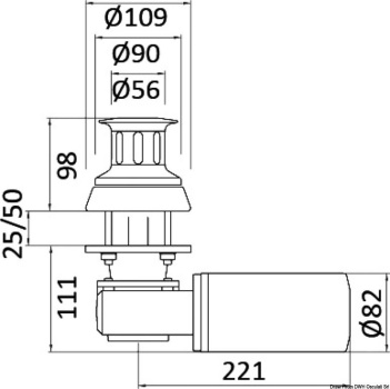 ITALWINCH Ankerwinde mit Spill Paros Lux 700W / 12V - Zusatzbild 1