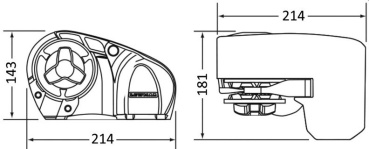 LEWMAR Ankerwinde Pro-Sport 12 V 150 W