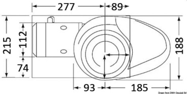 Lewmar V4 Kettennuss einzeln Ø 8 mm, Leine: Ø 12-14 mm - Zusatzbild 1