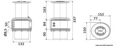 TW650 Garagenwinde für Tenderbergung 24V