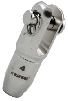 Gabelklemme f. Textil Ø 4 mm