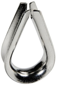 VA-Stahl Kausche Ø 3 mm