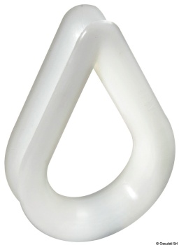 Kausche, weißes Nylon Ø 8 mm