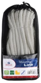 Festmacherleine mit Auge weiß 20 mm x 12 m